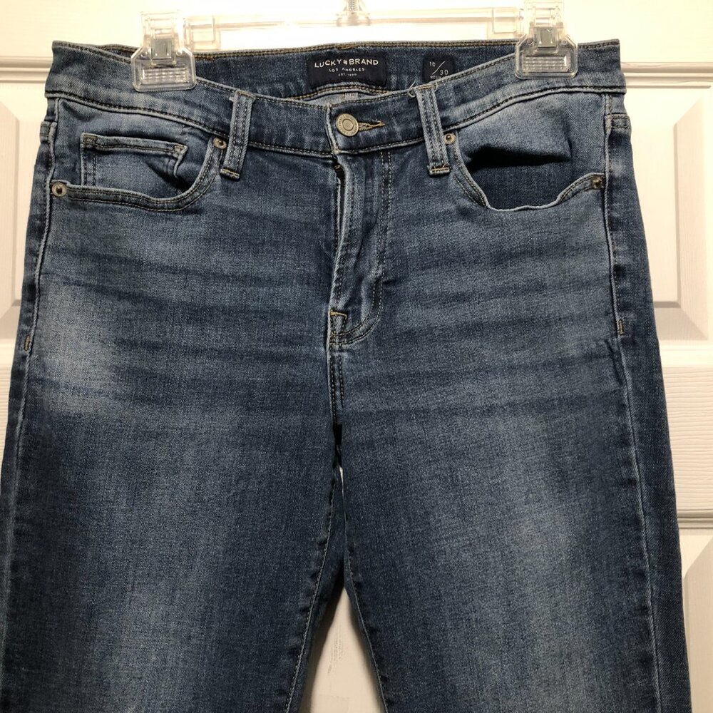 Lucky brand women's blue jeans  size: 10/30 - Picture 4 of 8